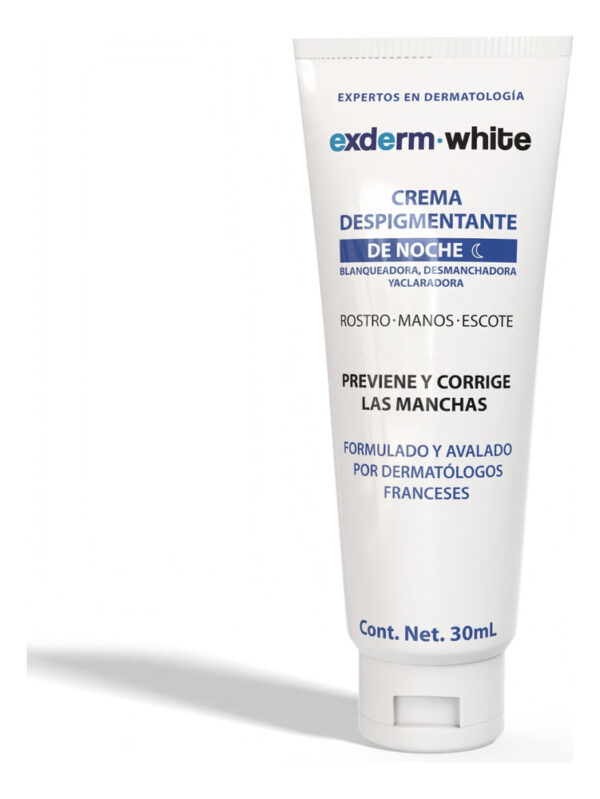 Exderm White Crema Despigmentante Intensiva De Noche 30 Ml Normal Día/noche