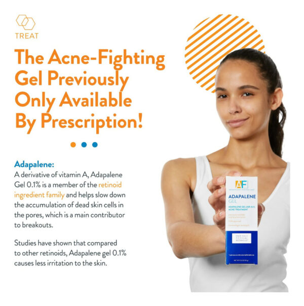 Acne Free Adapalene Gel 0.1%, Once-daily Topical Retinoid Tipo De Piel Mixta/grasa - Image 6