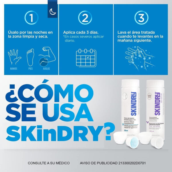 Skindry Sensitive Antitranspirante Sudoración Excesiva - Image 5