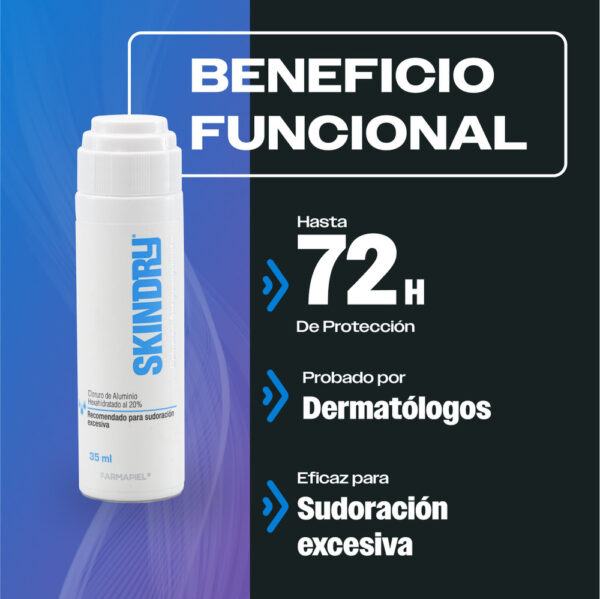 Skindry Antitranspirante Sudoración Excesiva 35ml - Image 4