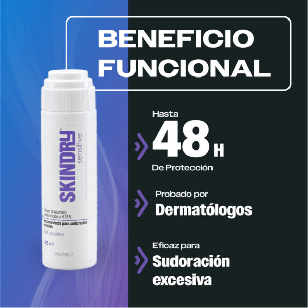 Skindry Sensitive Antitranspirante Sudoración Excesiva - Image 7