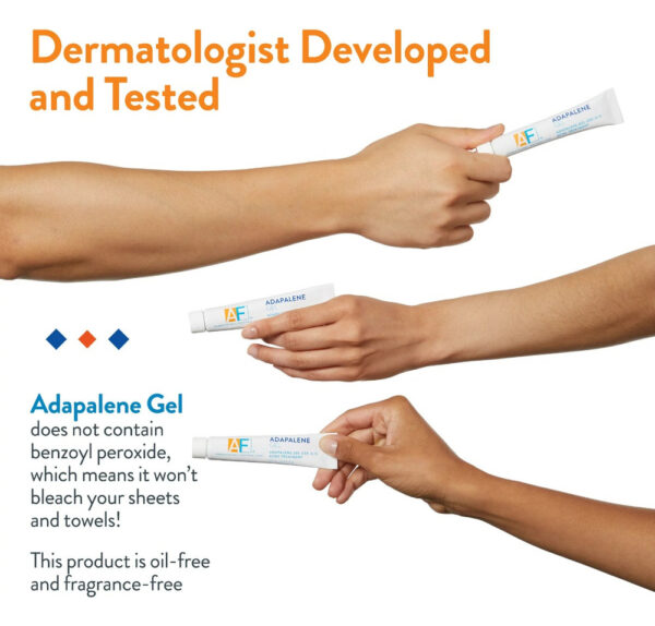 Acne Free Adapalene Gel 0.1%, Once-daily Topical Retinoid Tipo De Piel Mixta/grasa - Image 5