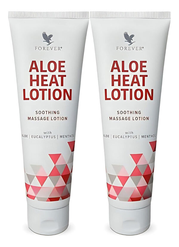 Aloe Heat Lotion Crema Caliente, 2 Pack Efectivo. - Image 2