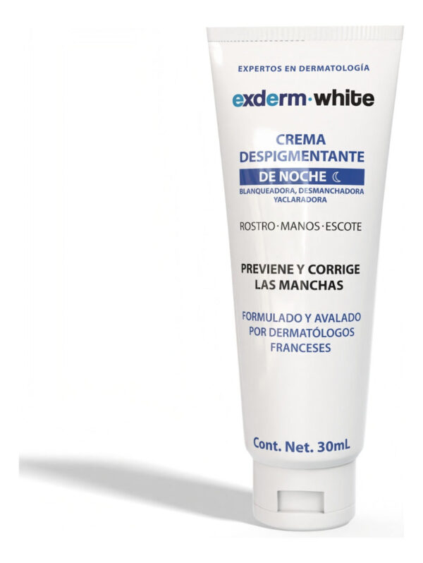 Exderm White Crema Despigmentante Intensiva De Noche 30 Ml Normal Día/noche